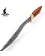 Damascus Steel Kukri Knife - Handcrafted for Wilderness Mastery