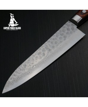 Hammered VG10 Damascus Chef Knife