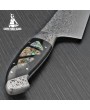 Abalone Damascus Chef Knife