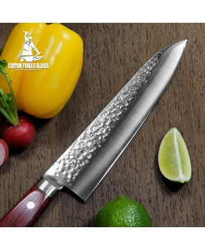 Hammered Steel Chef Knife