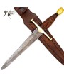 Damascus Steel Arming Dagger - King of Thieves