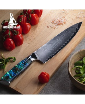 Handmade Chef Knife By Custom Forged Blades