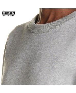 Long Fit Organic Cotton Sweatshirt - Light Grey