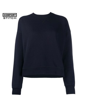 Comfort Stitch Round Neck Sweatshirt - Sustainable Cotton Blend