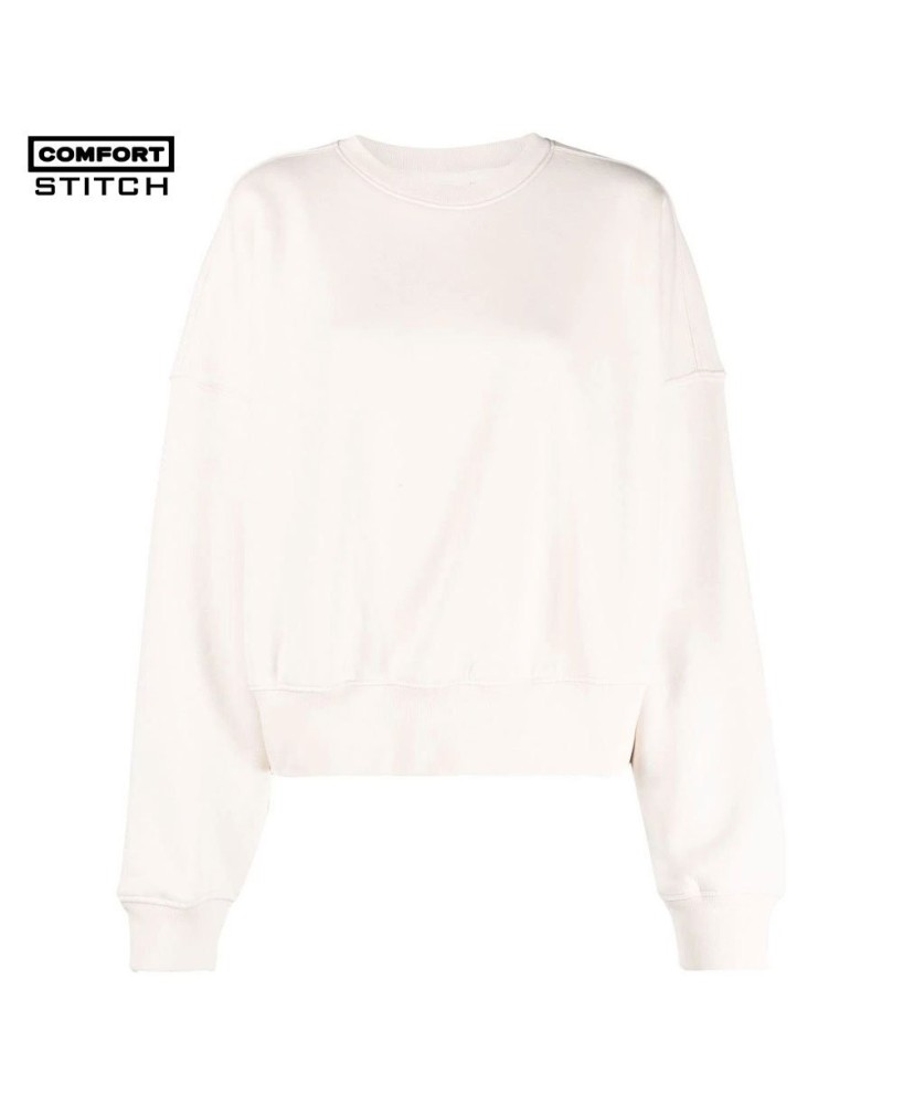 Essentials White Sweatshirt - Recycled Cotton Blend