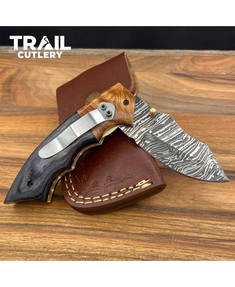 Trail Cutlery Folding Knife - Custom Handmade