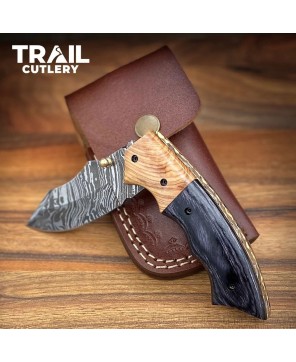 Trail Cutlery Folding Knife - Custom Handmade