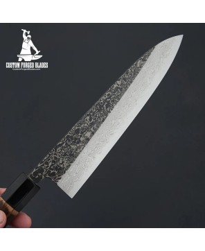 Damascus Kitchen Knife Series