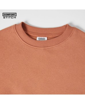 ROUND NECK PLAIN SWEATSHIRT