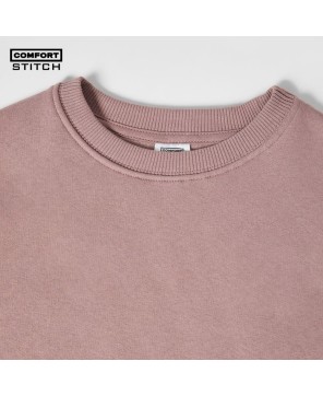 ROUND NECK PLAIN SWEATSHIRT