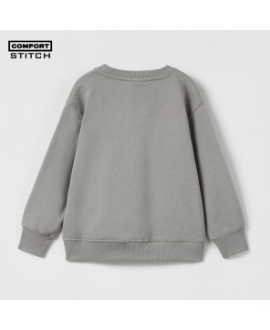 ROUND NECK PLAIN SWEATSHIRT