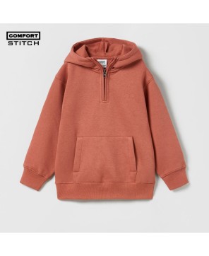 KIDS ZIPPER PULLOVER HOODIE