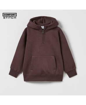 KIDS ZIPPER PULLOVER HOODIE