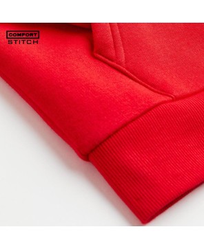 Comfort Stitch Red French Terry Hoodie