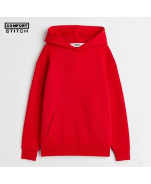 Comfort Stitch Red French Terry Hoodie