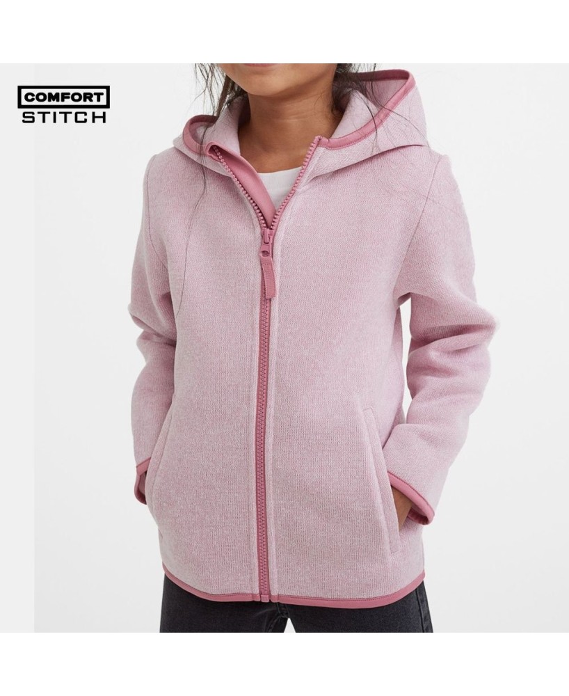 Kids Girl Hooded Fleece Jacket