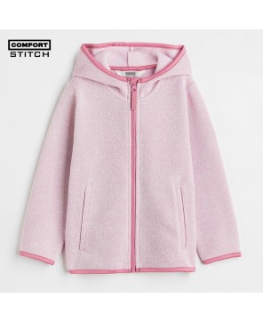 Kids Girl Hooded Fleece Jacket