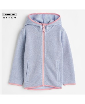 Kids Girl Hooded Fleece Jacket