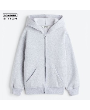 Girls Oversized Hooded Jacket