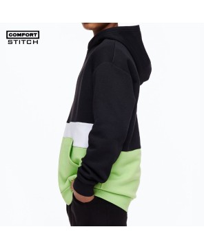 Trendy Boys Color-Block Oversized Hoodie | Comfort Stitch