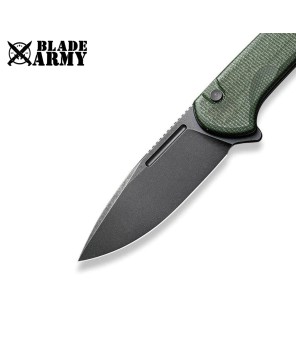 Versatile Green Micarta Folding Knife