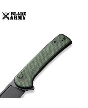 Versatile Green Micarta Folding Knife