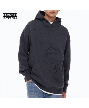 Comfort Stitch Dark French Terry Oversized Hoodie