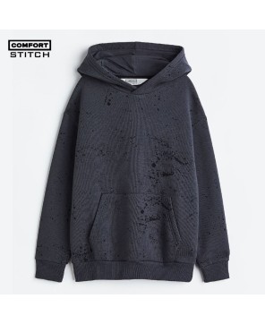 Comfort Stitch Dark French Terry Oversized Hoodie