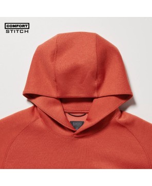 Vibrant Orange Quick-Drying Parka Hoodie - Comfort Stitch