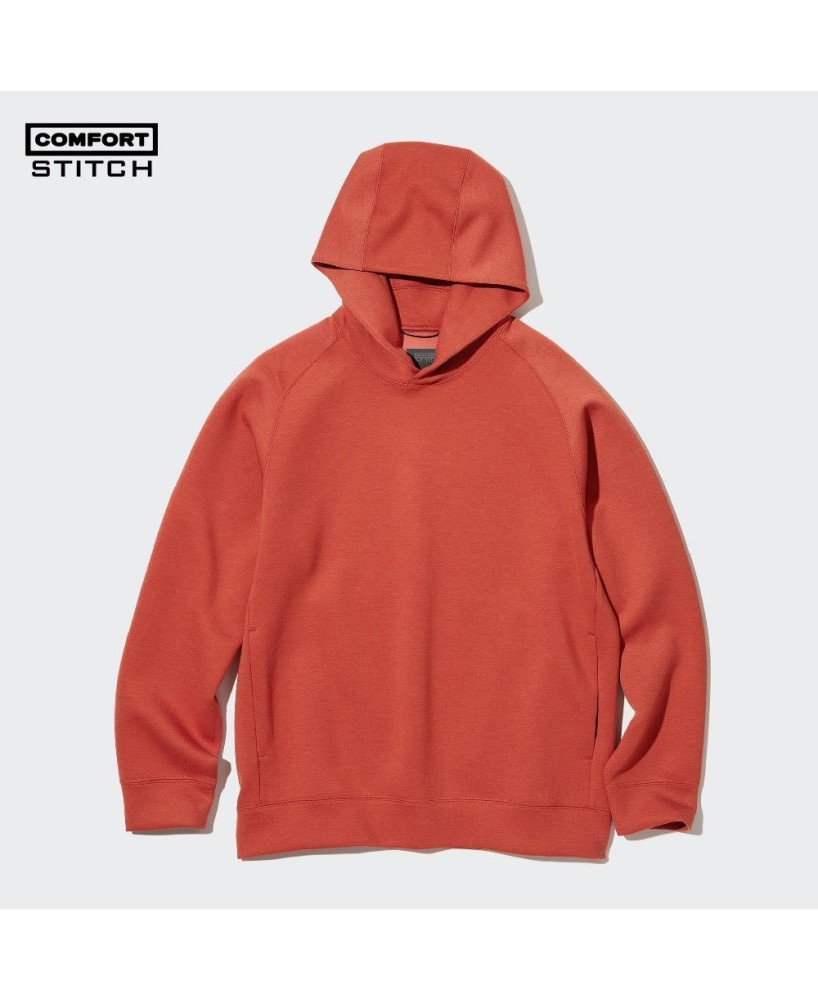 Vibrant Orange Quick-Drying Parka Hoodie - Comfort Stitch