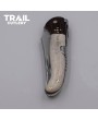 Micarta & Deer Stag Antler Folding Knife