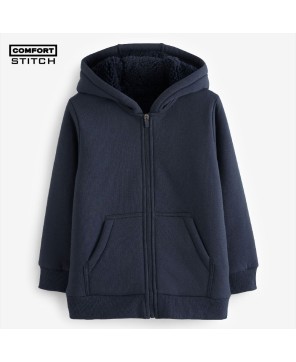 Teddy Lined Zip Hoodie