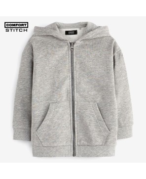 Grey Zip Through Hoodie for Active Kids