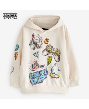 Sketchy Gaming Graphic Hoodie (3-16yrs)