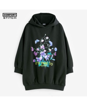 Longline printed Hoodie (3-16yrs)