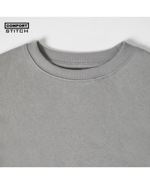 Kids' Grey Round Neck Sweatshirt