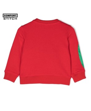 Kids' Red Crew Neck Sweatshirt