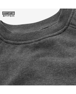 Classic Charcoal Crew-Neck Sweatshirt for Kids