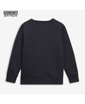 Classic Charcoal Crew-Neck Sweatshirt for Kids