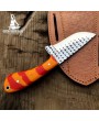 Handmade Skinning Knife & Leather Sheath