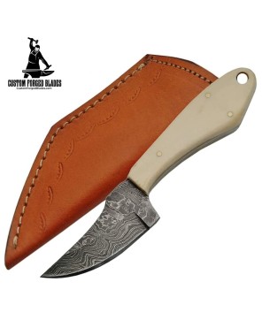 Damascus Skinner Knife