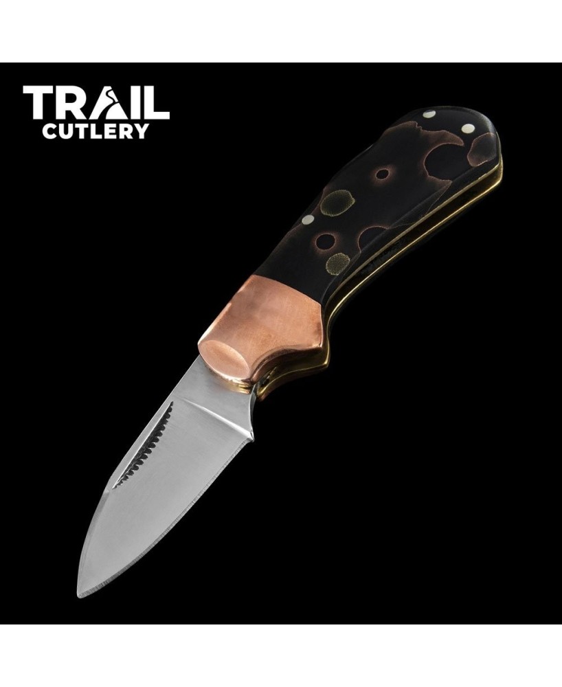 Trail Cutlery Stainless Steel Folding Knife - Durable & Portable