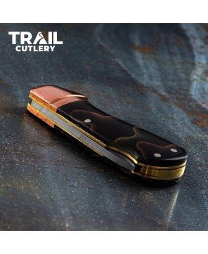 Trail Cutlery Stainless Steel Folding Knife - Durable & Portable