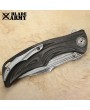 Drop Point Damascus Steel Folding Knife