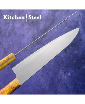 THE HIGH QUALITY CHEF KNIFE STABILIZED WOOD HANDLE