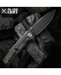 Black Stonewashed Tactical Knife