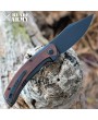 Tactical Folding Knife - Black Titanium Handle