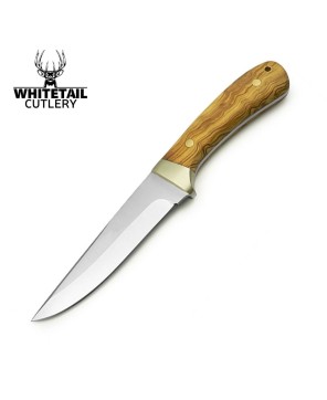 Whitetail Cutlery elch, olive" Handle Hunting Knife