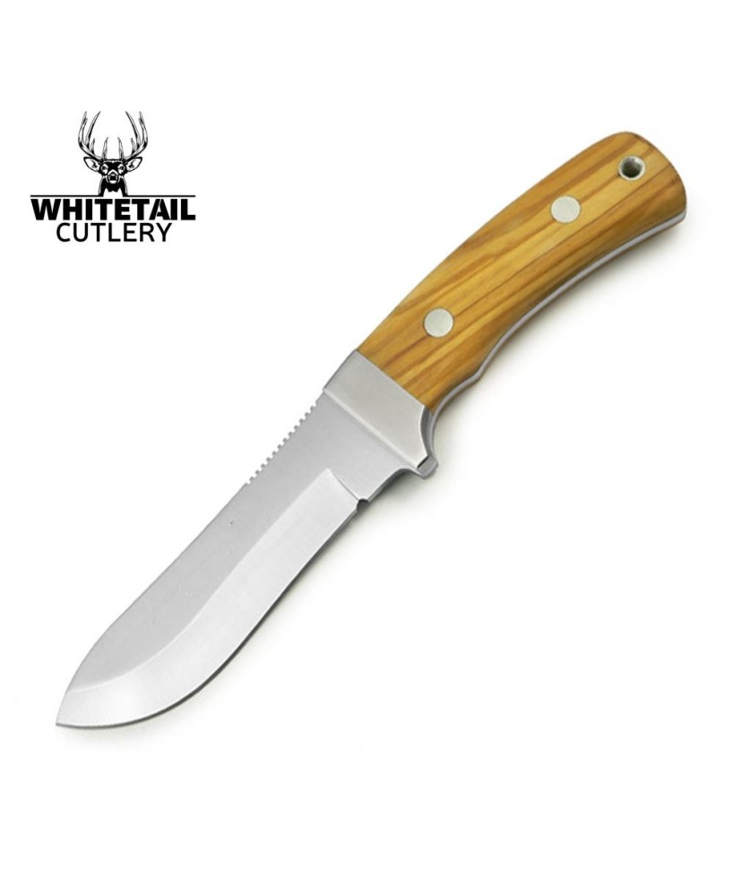 Whitetail Cutlery montero, Olive Wood Handle Hunting Knife