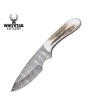 Whitetail Cutlery Field Slab Knife, Damascus